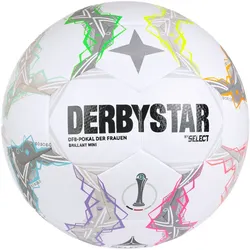 DERBYSTAR DFB-Pokal Frauen Brillant Fußball Miniball Kinder weiß 47 cm