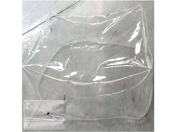 PUTHLLA Transparente Abdeckung für Gartenmöbel-Sets, strapazierfähige Würfel-Terrassenabdeckung für Sofa, Stuhl, Schrank, transparente Kunststoff-Abdeckung für Gartentische, anpassbar (Größe: 220 x