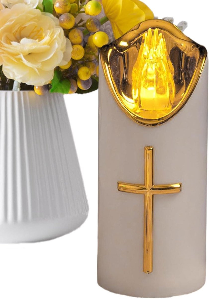 Elektrische LED Kaars met Flikkerend Vlam Effect voor Decoratieve Verlichting