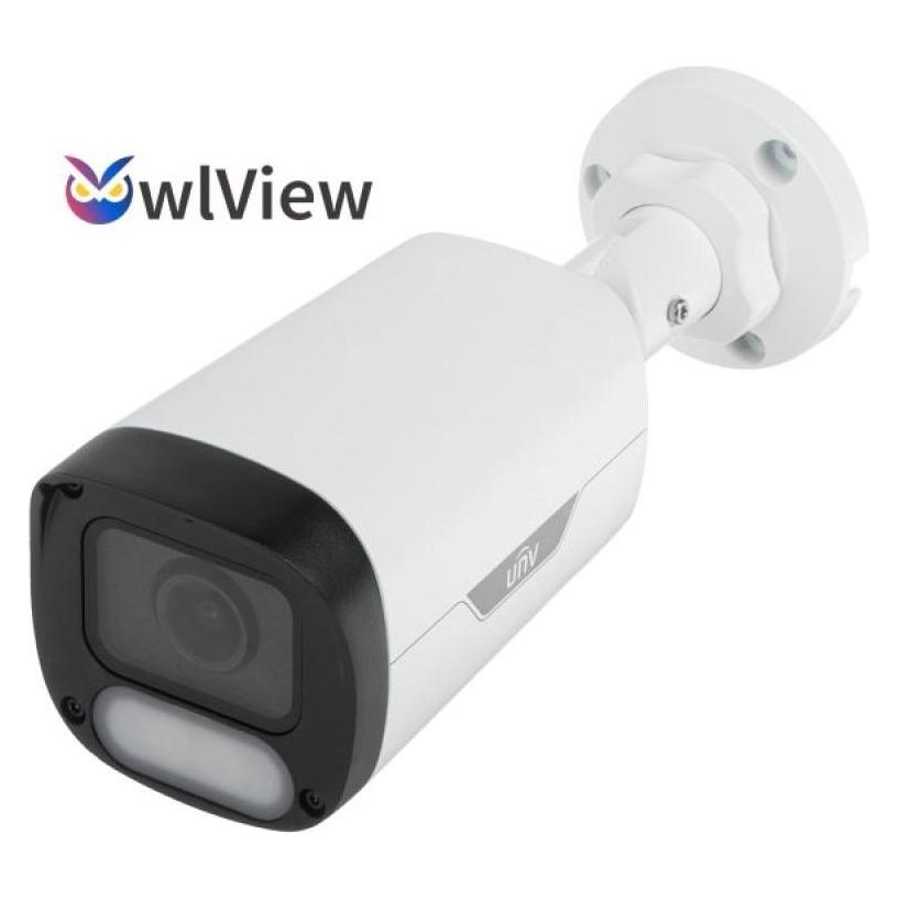 Uniview EasyStar Colorhunter 8mp Owlview Wise-IP-Rohrkamera mit 2,8 mm fester Länge mit Mikrofon (45719717)