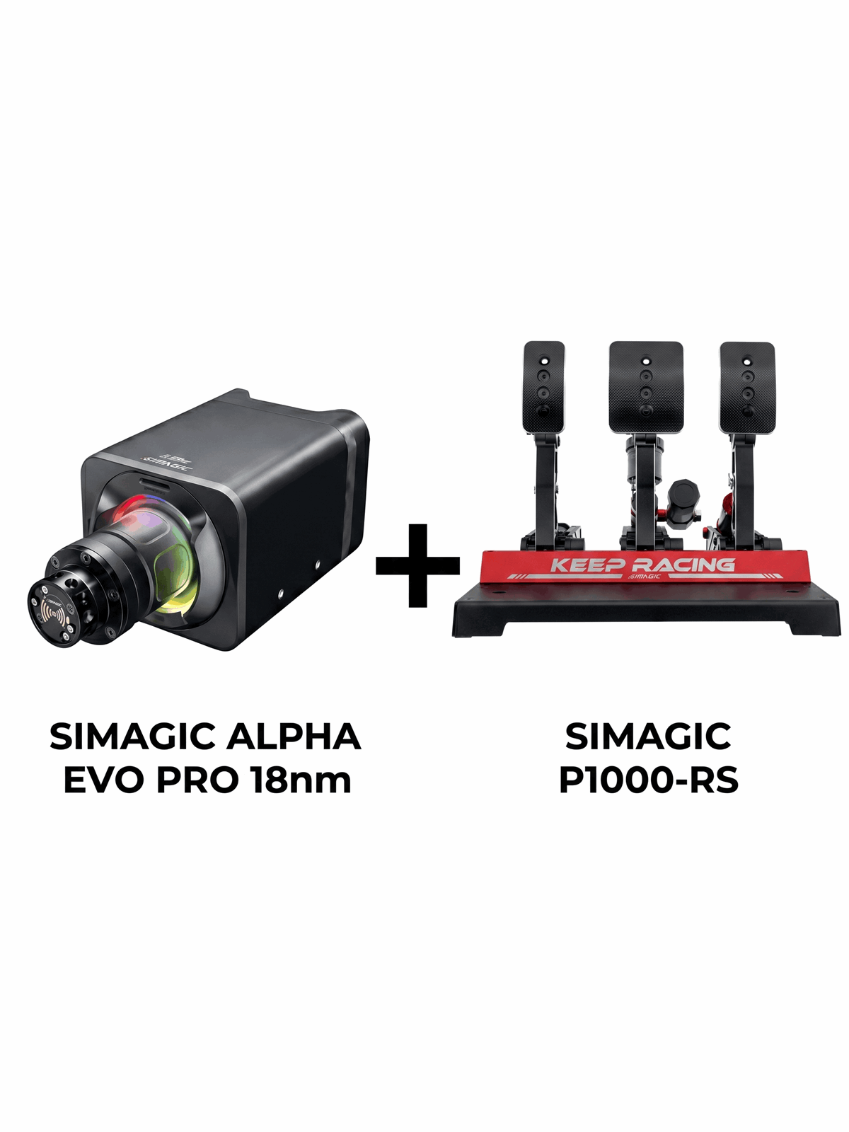 Simagic Alpha Evo Pro 18nm + P1000-RS - Sim racing Bundles