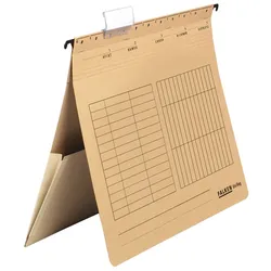 Falken, Hängehefter UniReg, 230g/m2-Kraftkarton, kaufmännische Heftung, mit Tasche