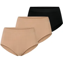 Schiesser Damen Slip Retro - Classic Seamless 3er Pack