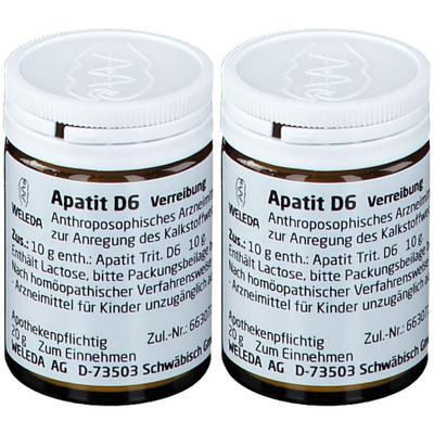Apatit D 6 Trituration 2x 2x20 g
