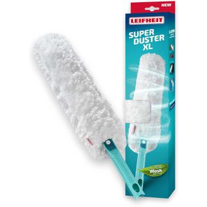 Leifheit Staubwedel SUPERDUSTER XL 41250, Click-System, Microfaserwedel, waschbar, Länge: 41 cm