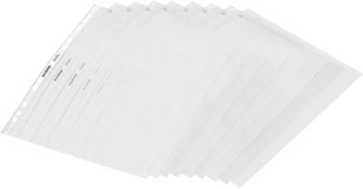 Schäfer Shop Select Prospekthülle Standard, DIN A4, oben offen, 0,06 mm, 100 Stück, klar, glatt