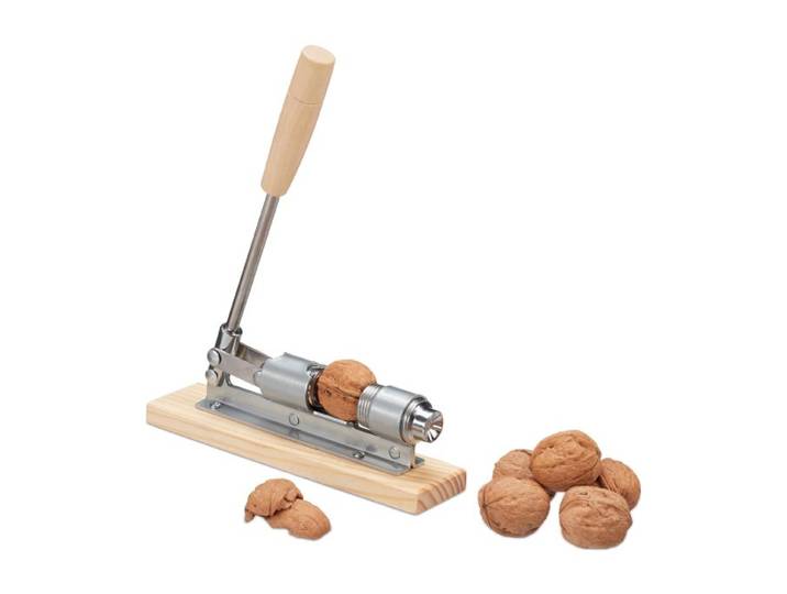 Relaxdays Retro Nussknacker Holz