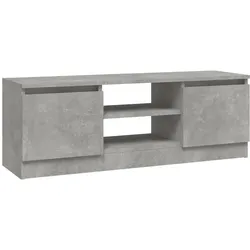 vidaXL TV-Schrank mit Tür Betongrau 102x30x36 cm
