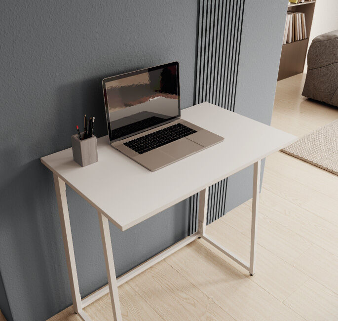 MB Muebles Bonitos Secretária dobrável Gala (80,5cm) Branco