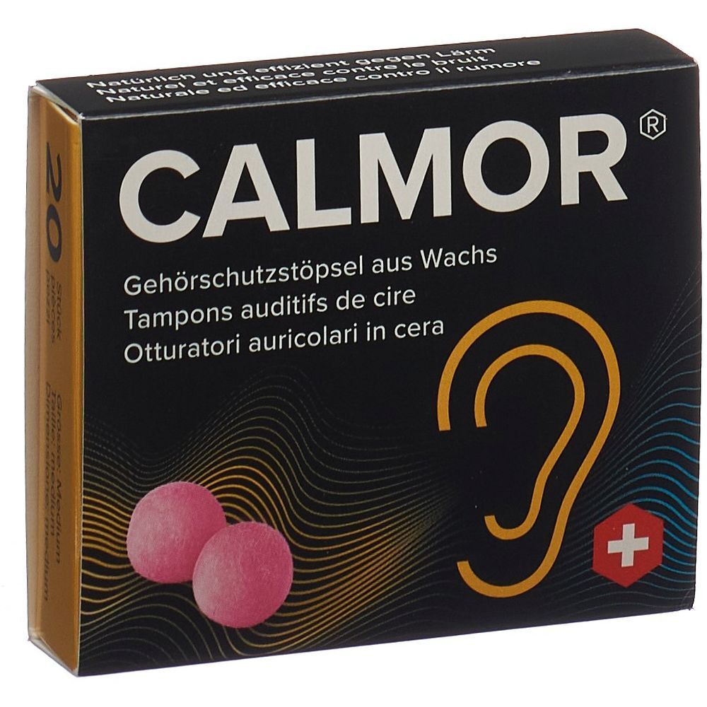 Calmor Gehörschutzstöpsel Wachs 20 Stk St Ohrstöpsel