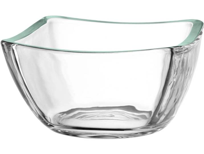 Schale LEONARDO Piazza 12 cm, 4 Stück , türkis, B:12,2cm H:6,5cm T:12,2cm Ø:12cm, Glas, Schüsseln, Schale