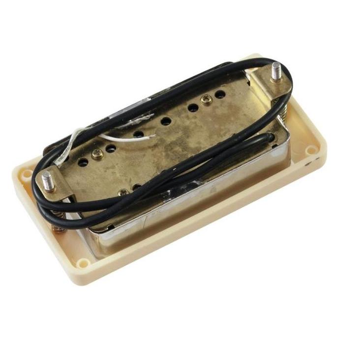 Dimavery Humbucker mit Silberkappe und Rahmen (Instrumenten Tonabnehmer) (26300228)