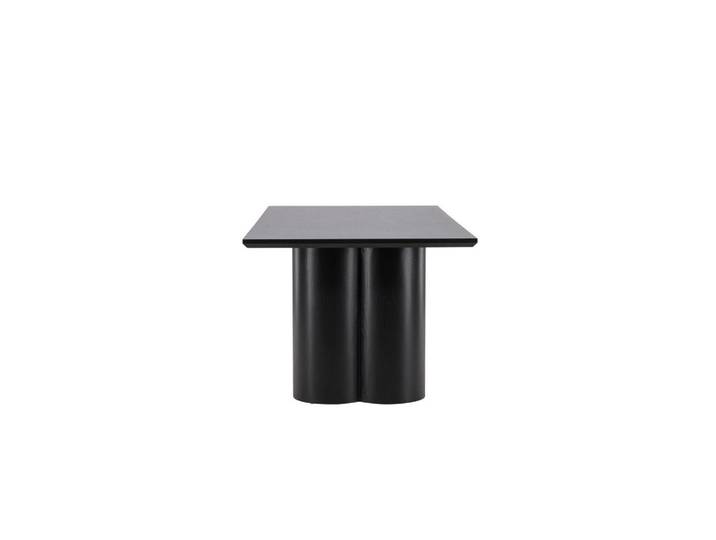 Furnlux Esstisch Olivia Schwarz 100x210x77 cm, 100x77x210 cm, Esszimmer, Esstische