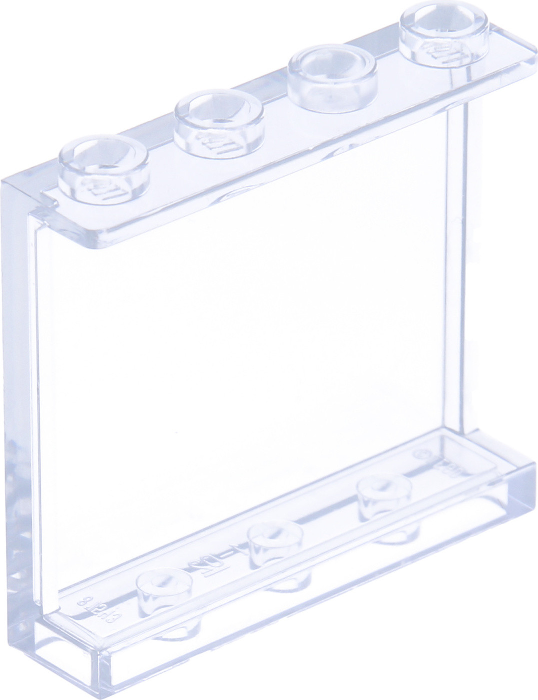 LEGO Transparante raampanelen voor huizen constructie 1x4x3 - 250 stuks