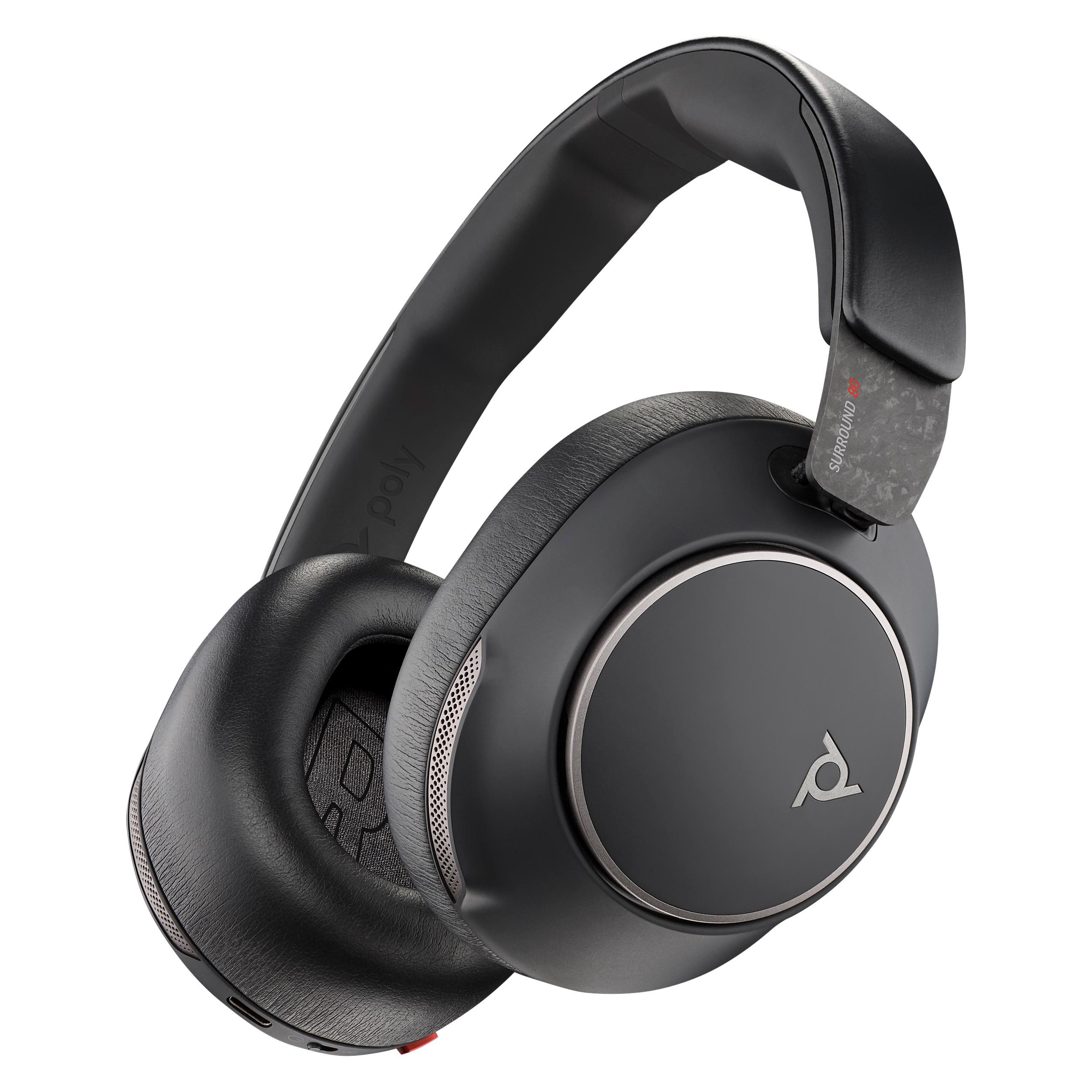 HP Poly Voyager Surround 80 (Kabelgebunden, Kabellos, USB-C, Microsoft Teams) (220117-01)
