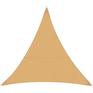 Casa-Pura Sonnensegel fd-8402, sand, dreieckig, 3 x 3 x 3m, wasserabweisend, UV-Schutz