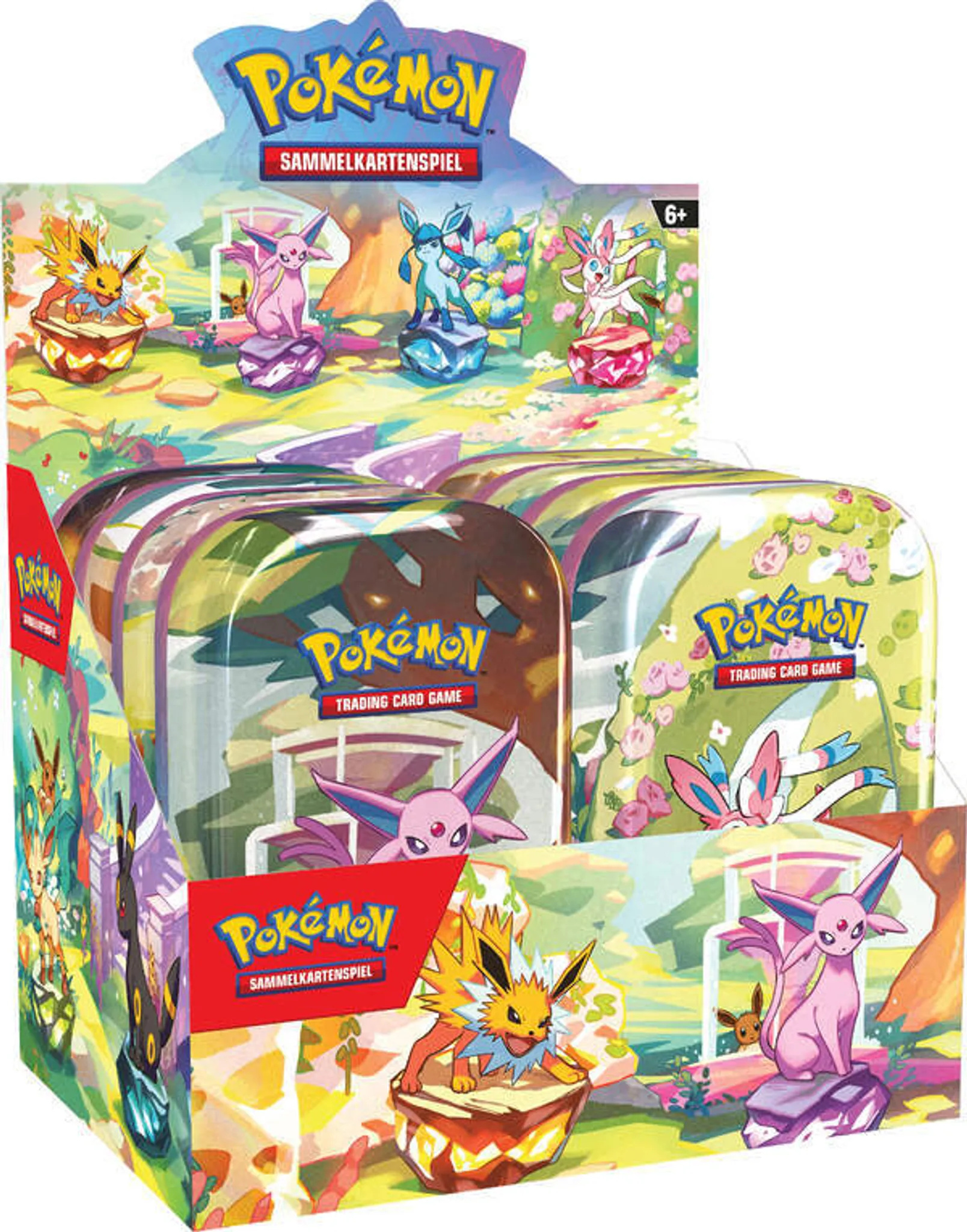 Pokémon Prismatische Entwicklungen: Mini Tin Display DE