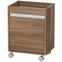 Duravit Ketho Rollcontainer KT2530L7979 50x36x67cm, Tür links, nussbaum natur