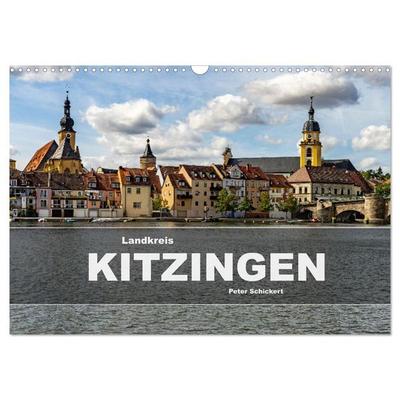 Landkreis Kitzingen (Wandkalender 2027 DIN A3 quer), CALVENDO Monatskalender