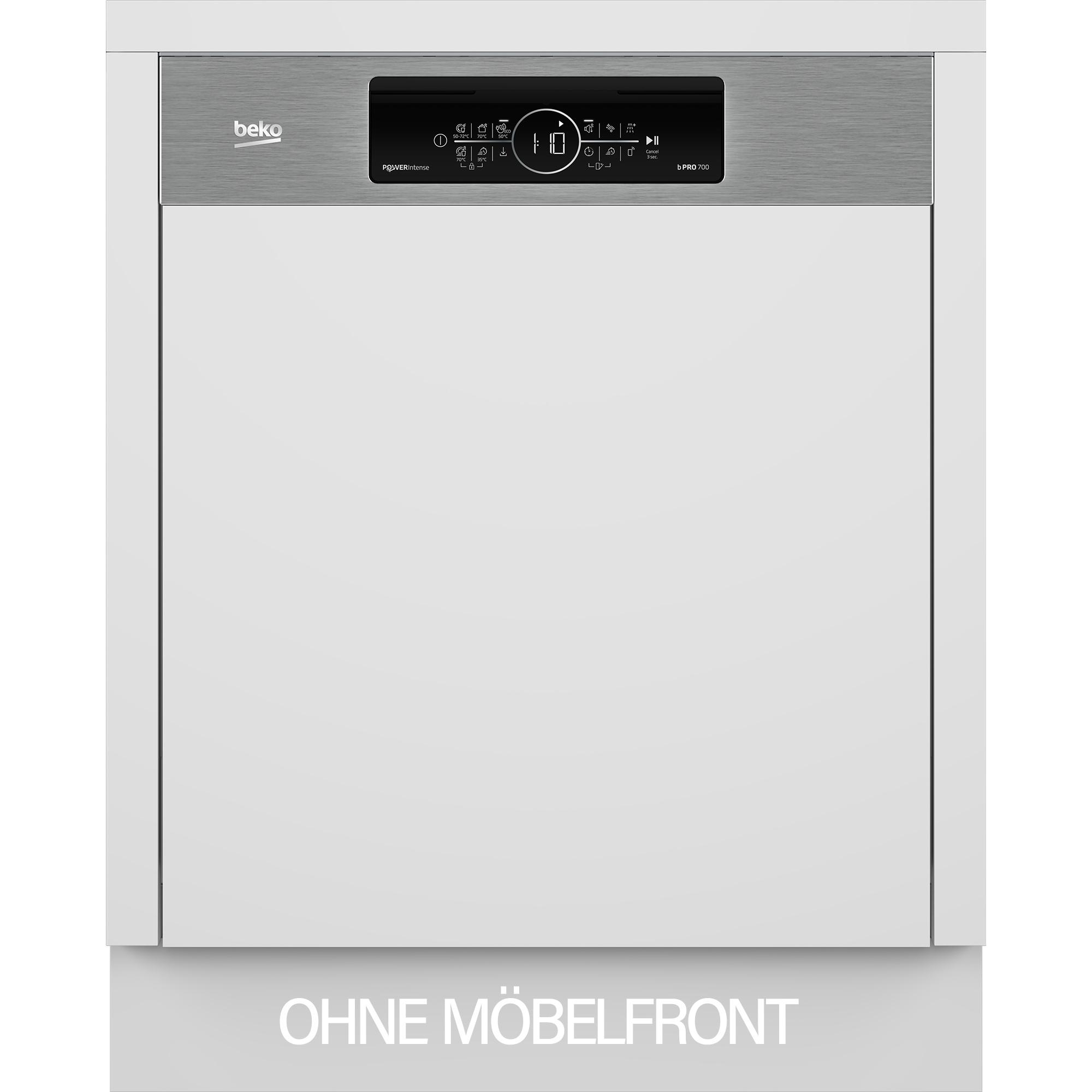 Beko BDSN36462XP Geschirrspüler 14Gedecke Home Whiz SteamGloss 5Programme