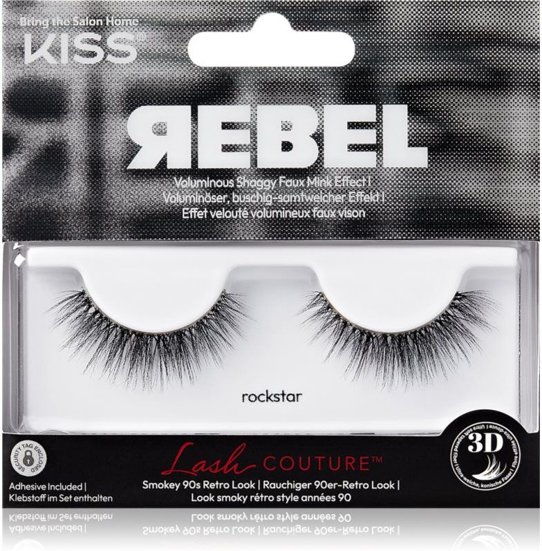 Kiss Rebel false eyelashes Rockstar 1 pair