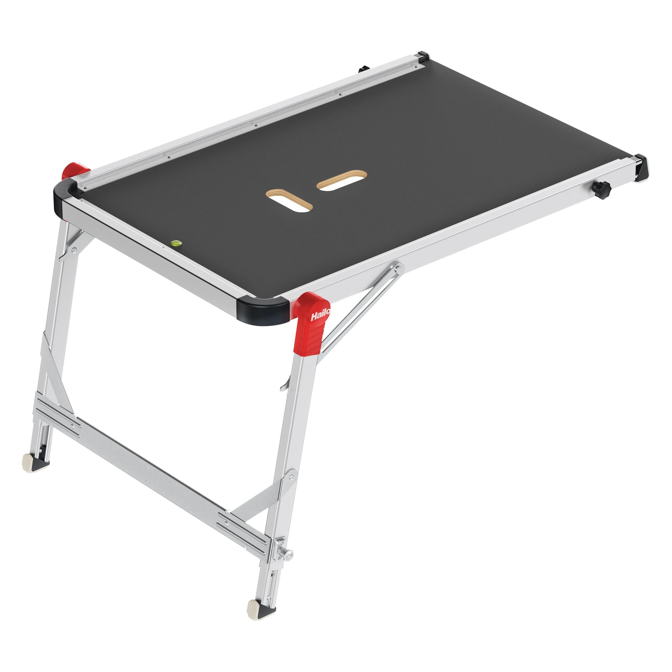 Hailo TP1, Treppenpodest, Die innovative und sichere Lösung zum Renovieren und Dekorieren im Treppenhaus (Arbeitsplattform, Stehleiter, 79 cm) (370.994000.00)