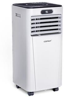 Costway 10000 BTU 4-in-1 Portable Air Conditioner with Dehumidifier and Fan Mode-White