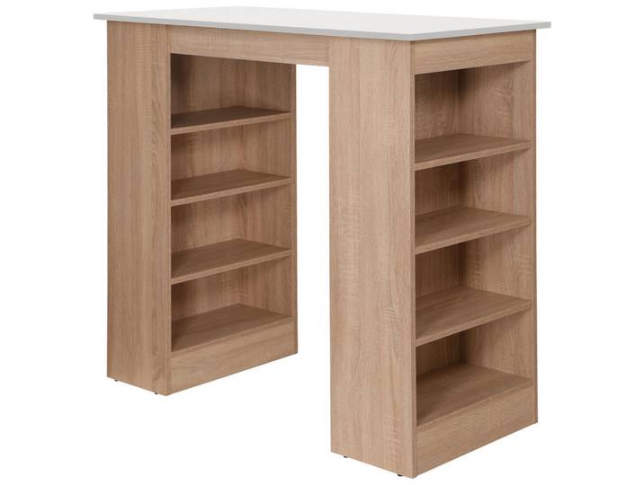 Respekta Bartisch Merle, Weiß, Eiche, rechteckig, 50x115x103 cm, Variantenauswahl, Esszimmer, Tische, Stehtische