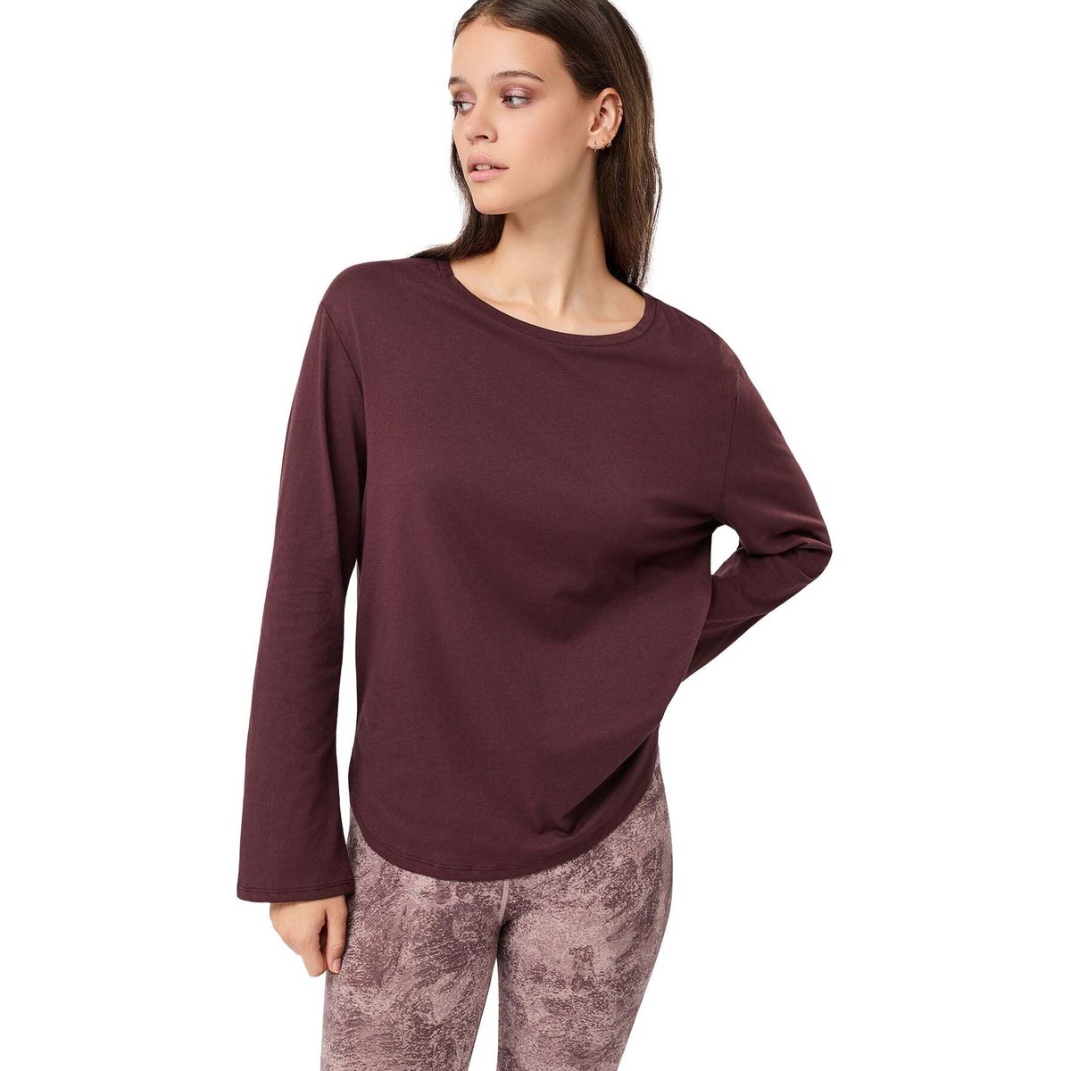 Mandala Halfmoon Longsleeve ruby L SH31JE12-Halfmoon-Longsleeve-ruby-L
