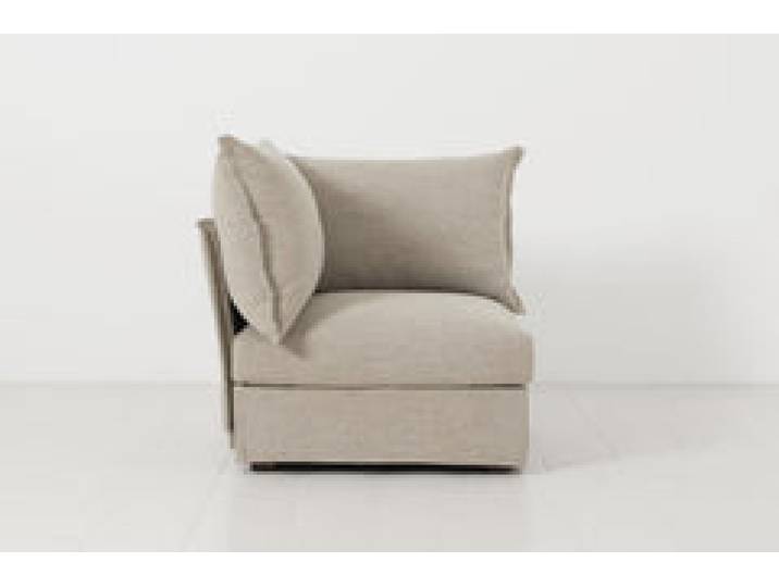 Eckmodul für modulares Sofa Model 06, Steingrau