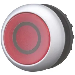 Eaton 216936 Leuchtdrucktaste, RMQ-Titan, flach, tastend, rot, beschriftet, Frontring Titan M22-DL-R-X0  - 10 Stück