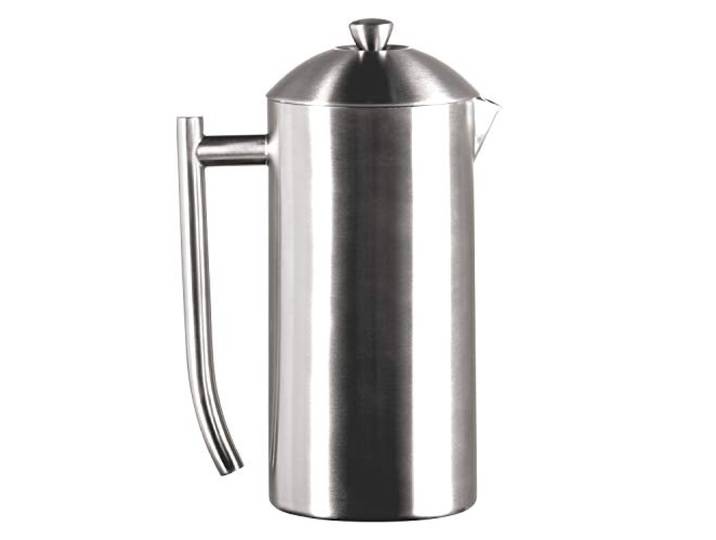 Frieling Doppelwandige Kaffeemaschine aus gebürstetem Edelstahl, isoliert, Kaffeebereiter – 1020 ml Kaffeepresse