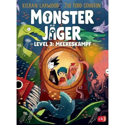 Monsterjäger – Level 3: Meereskampf, Gebundene Ausgabe von Kieran Larwood, CBJ, 978-3-570-18367-0