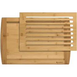 Zassenhaus Brotschneidebrett Bambus 42x28x2cm, Schneidebrett, Braun
