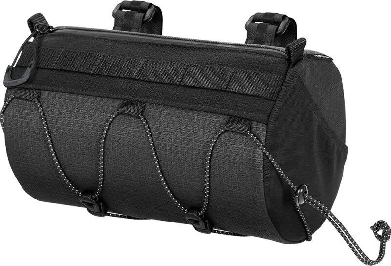 Topeak Borsello al manubrio Tubular BarBag (3,8 L) nero con cinturini in velcro