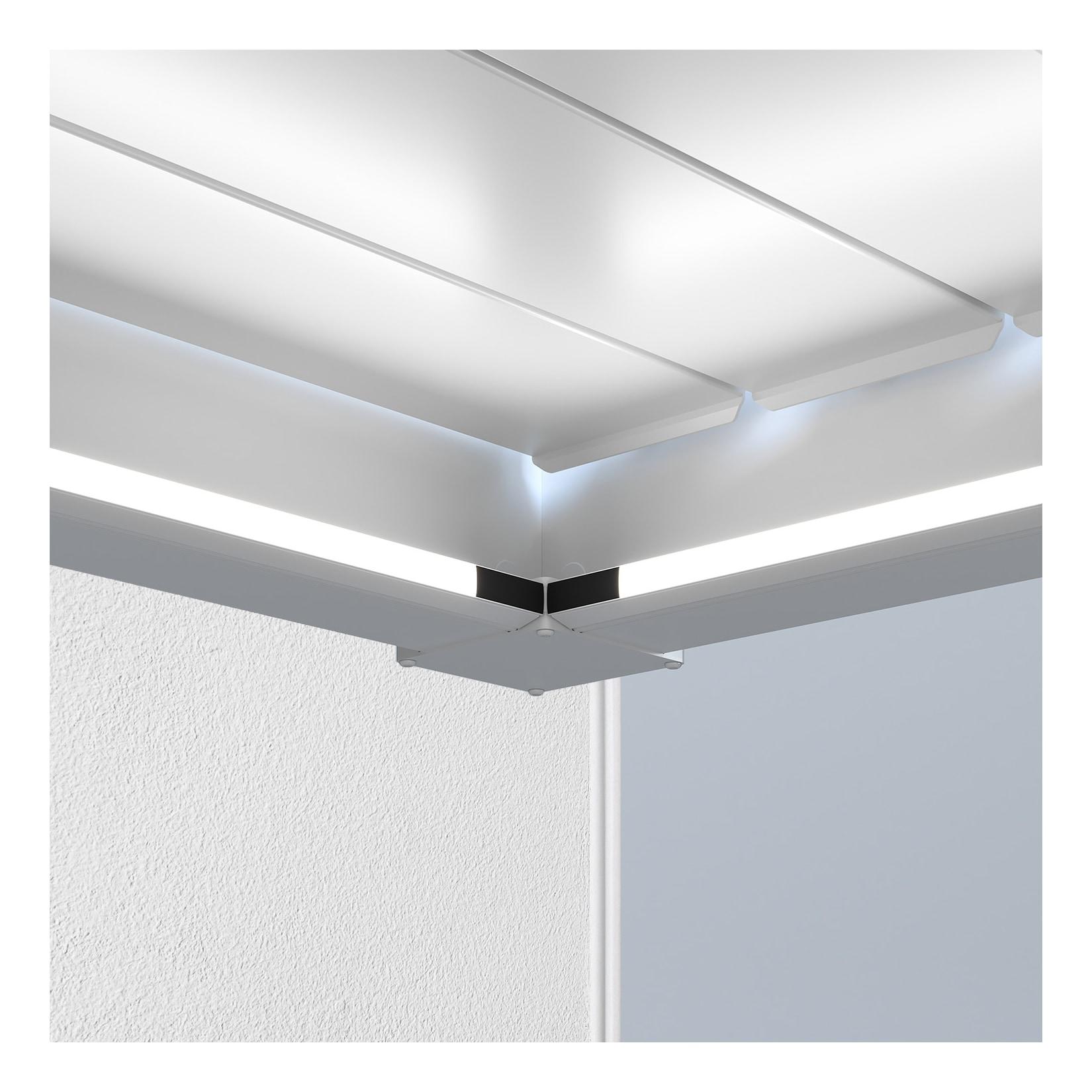 Weide Led Kit 10 Größe Weiß Für Weide Wandpergola3.6 X 4.0 Meter