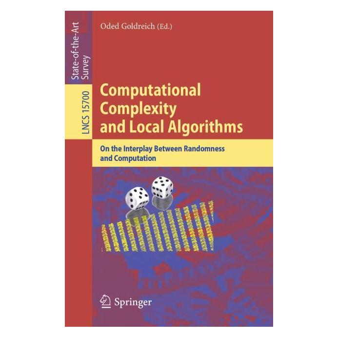 Springer Computational Complexity and Local Algorithms (Englisch, Softcover, Oded Goldreich) (55768949)