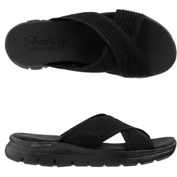 SKECHERS Damen-Pantolette Flex Appeal 4.0 Mesh Yoga Foam Sohle