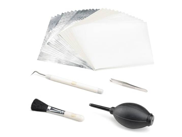 Vaessen Creative Onderhoudsset, scherpe en schone stans voor knutselprojecten, scrapbooking, doe-het-zelf en kaarten maken, accessoires voor papierpons, verschillende