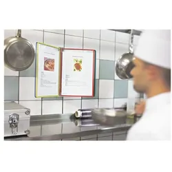 Tarifold Wandsichttafelsystem »Food Line« mit 5 Sichttafeln mehrfarbig