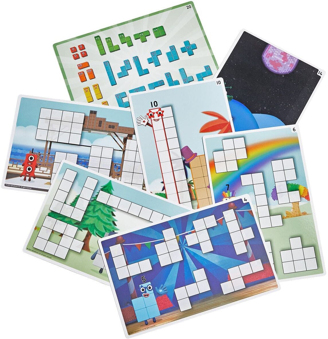 Learning Resources Numberblocks Wooden Building Blocks Activity Set for Kids - Encourages Counting and Math Skills - 12 Blocks - Ages 3 and Up