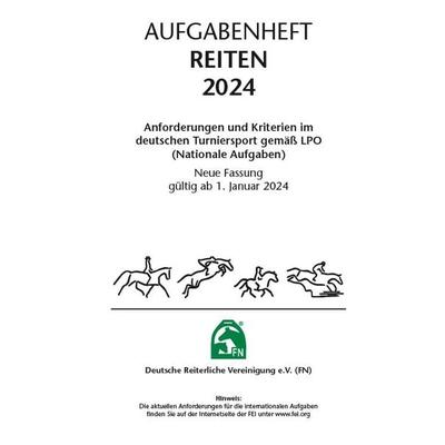 Aufgabenheft – Reiten 2024, Zubehör von , Fn Verlag, 978-3-88542-965-4