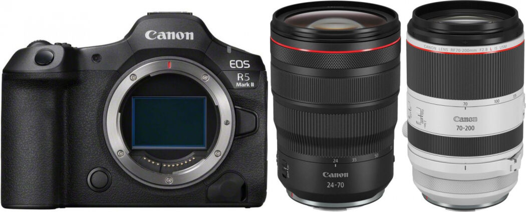 Canon EOS R5 II + RF 24-70 2,8 USM + RF 70-200 2,8  Dealpreis