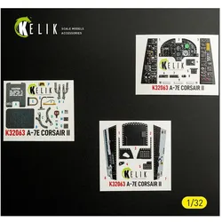 Kelik A-7E CORSAIR II - interior 3D decals for Trumpeter kit