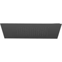 Kludi-ASANA Kopfbrause 2 Strahlarten Regen & Wasserfall Mattschwarz 600 x 300 mm DN 15 G1/2 Deckeneinbau