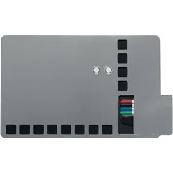Nobo, Präsentationstafel, Magnethaftende Kombitafel Silber 610x390mm (61 x 39 cm)