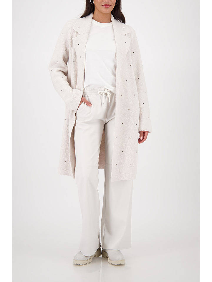 monari Longcardigan in Weiß - 40