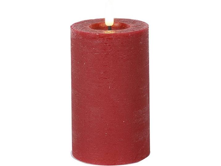 Countryfield LED stompkaars rustiek rood 12\,5cm decoratie sfeerlicht.