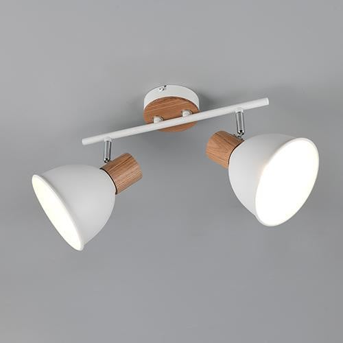 Trio Delume Plafondlamp Dubbel Wit