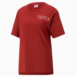 Puma, Damen, Sportshirt, X VOGUE Relaxed Tee (M), Rot